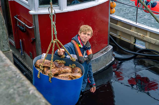 Alfie Steer enjoying life as a Sea Fisher Apprentice