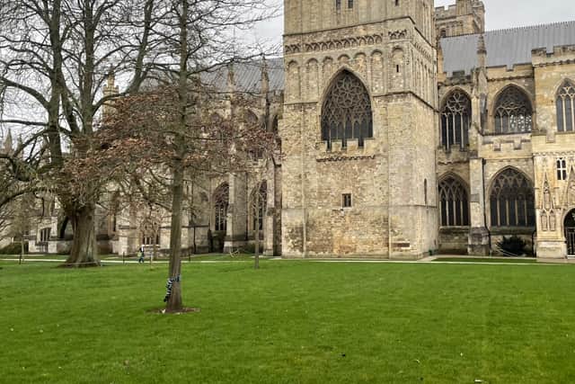 Exeter Cathedral is hosting twice-daily activity sessions over half term