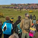 The Ten Tors teams prepare for the off watched by their parents and supporters
