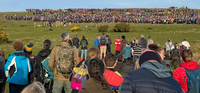 The Ten Tors teams prepare for the off watched by their parents and supporters