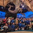 The children enjoying the Harry Potter Studios