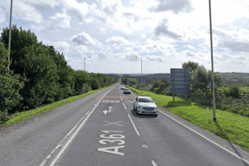 Overnight road closures and temporary daytime traffic lights will be introduced between North Aller Roundabout and Landkey Roundabout on the A361. Credit: Google Earth
