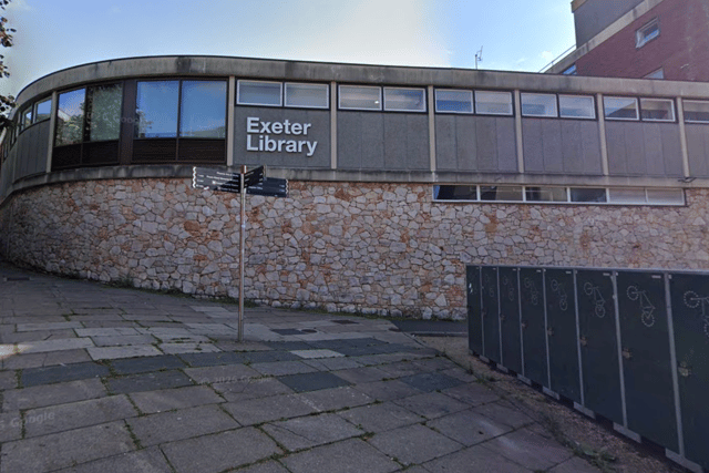 The event takes place at Exeter Library on Thursday, October 29