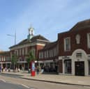 The building at  Central railway station in Exeter, which faces on to Queen Street.