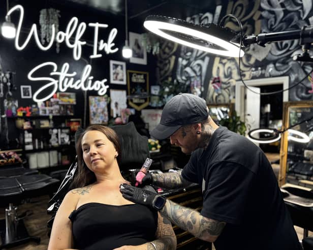 Wolf Ink Studios in Exeter will hold a flash tattoo day on 31 July, with all proceeds going to Cats Protection