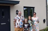 Darren and Ivana Pengelly with their children Jacob, aged 10, and Jack, aged 8.