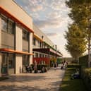 A digital illustration of what the new school near Cranbrook might look like