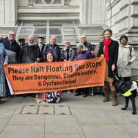 Exeter campaigner and guide dog take ‘dangerous’ bus stop fight to Downing Street