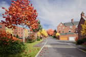 A graphic from the planning application showing the proposed layout of the development at Clifton Hill, Exeter