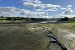Wimbleball Reservoir, which serves the Exeter area, is down to a shocking 15 per cent capacity. 