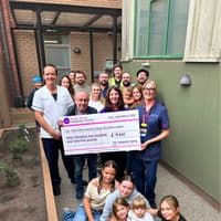 Local family raises £10k for Exeter hospital garden appeal