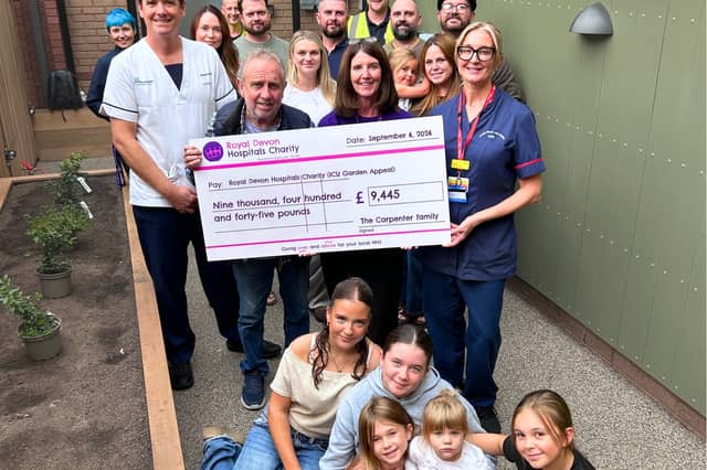 Jim Carpenter and his family donated nearly £10k to the hospital