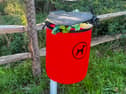 Dog waste bin collections at the park have been increased from one to three times per week