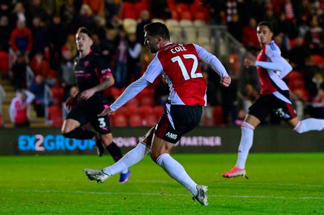 Reece Cole scores for Exeter City
