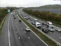 Motorists are advised of 100 minute delays