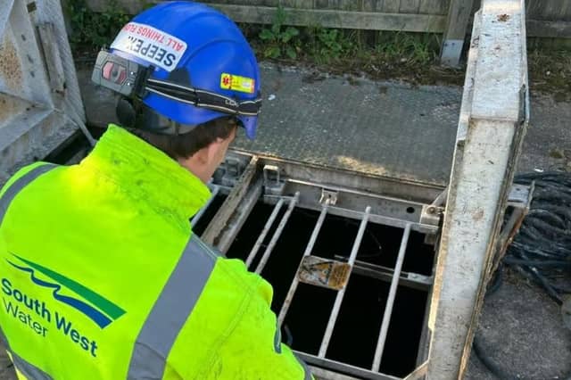 South West Water are urging customers to flush only the ‘three Ps’