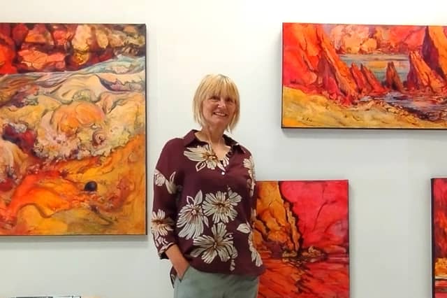 Artist Katarina Kos is one of three whose work will be on display from today