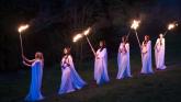 Mediaeval Baebes to lead torchlit Christmas Procession through Exeter