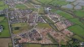 Cranbrook from the air (Image East Devon District Council - free to use by all LDRS partners)