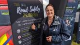 2 - Commissioner Alison Hernandez with the Vision Zero South West Road Safety Pledge at the Devon County Show