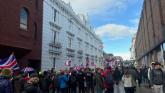 Exeter protests January 17: Rival marches held under police supervision