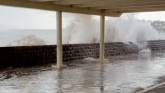 VIDEO: Waves crash over Paignton sea wall as Torbay deals with half a million pounds of weekend storm damage