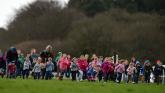 Children compete in a previous event at Exeter Racecourse