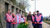 Exeter Central blooms as students transform platforms