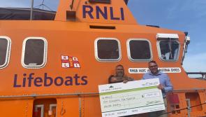 Homebuilder makes donation to help keep RNLI afloat