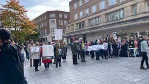 Protest opposes Israel's actions in Gaza