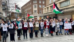 Exeter protesters call for Gaza ceasefire 