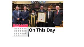 Freedom of the City for businessman