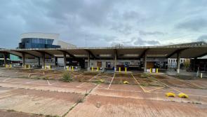 Demolition work underway at former bus station  site