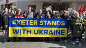 Council leader welcomes Ukraine war vigil