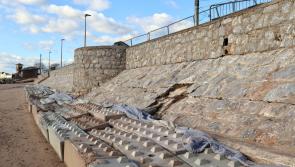 Work begins on Exmouth sea wall