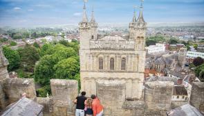 Unique opportunity to abseil down Exeter Cathedral