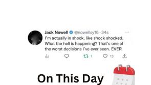 Nowell was in hot water over tweet