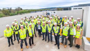 Topping out ceremony for new net zero carbon hotel