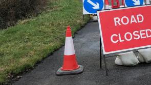 Road closure warning
