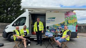 Artistic South West Water van touring the region