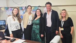 Actor Dominic West, who stars in The Crown, supports Exeter charity