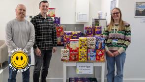 Exeter firm donates 100 Easter eggs to local families