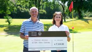 Devonshire Homes tees up £7,100 for Tiverton charity