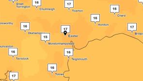 UK temperatures set to rise with Indian summer reaching Devon