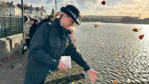 Moving tribute to victims of domestic violence held at Barnstaple riverside 