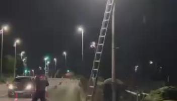 &pound;6k spent by Exeter council to remove flags from lampposts on busy street