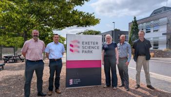 From left: Matt Roach ESP, David Green RED Construction Group, Sally Basker ESP, Steve Welch RED Construction Group, Neil Lewis RED Construction Group