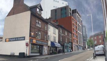 An artist's impression of how the flats could look