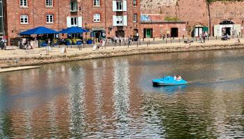 There are concerns about pollution in the Exe