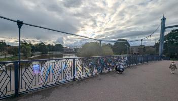 Exeter ribbon display to honour babies during Baby Loss Awareness Week 2025